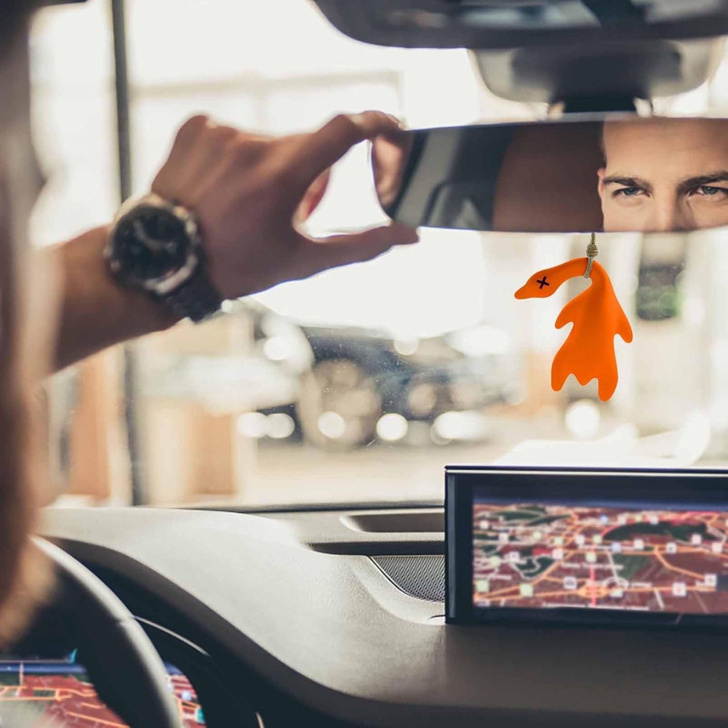 Swinging Roast Duck Car Pendant, Creative Cute Car Hanging Accessories Rearview Mirror Hanging Ornament Car Interior Decoration Small Roast Duck білий
Swinging Roast Duck Car Pendant, Creative Cute Car Hanging Accessories Rearview Mirror Hanging Ornament Car Interior Decoration Small Roast Duck білий