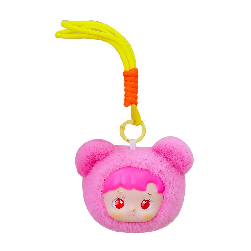 Cute Bear Doll Head Plush Keychain Toy Backpack Accessory Gift Birthday розовый
Cute Bear Doll Head Plush Keychain Toy Backpack Accessory Gift Birthday розовый