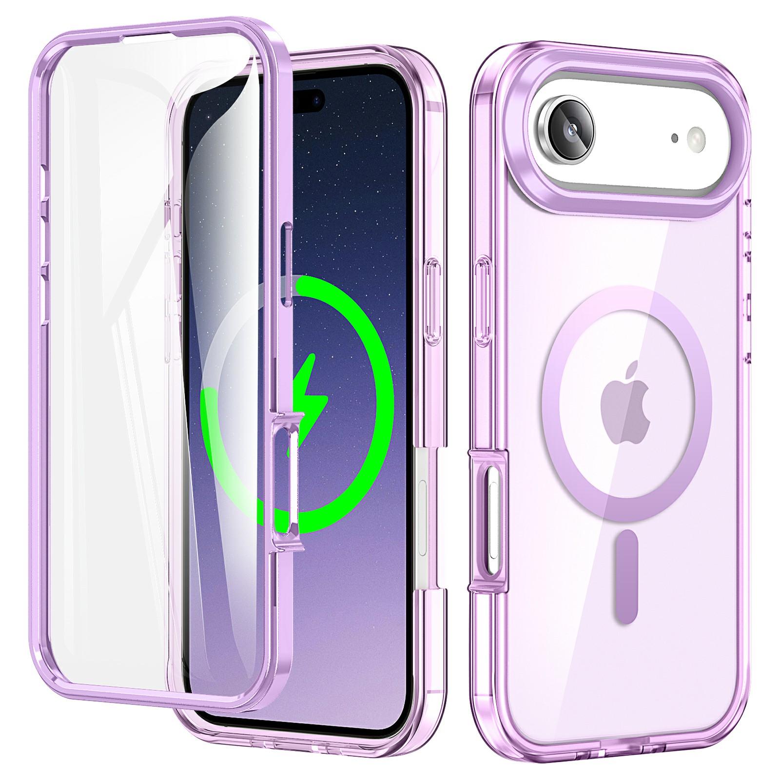 For iPhone Air Case Compatible with MagSafe PC+TPU Clear Phone Cover with PET Screen Film
For iPhone Air Case Compatible with MagSafe PC+TPU Clear Phone Cover with PET Screen Film