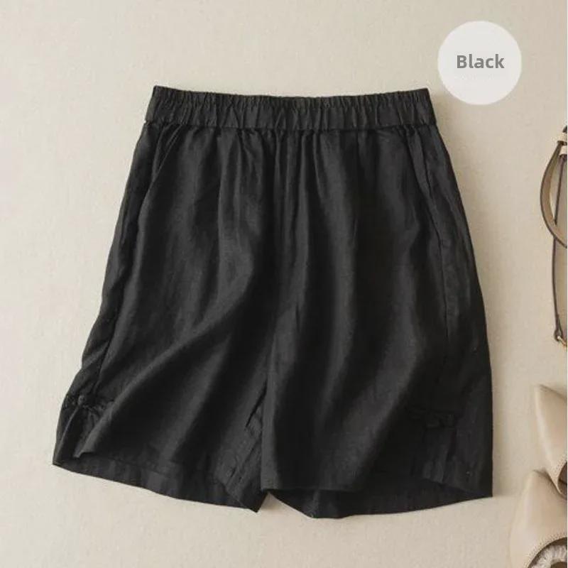 2024 Summer Cotton Linen Wide-Leg Shorts: Elastic Waist, Loose Fit, Retro Style XXXL (suggested 145-160 jin)
2024 Summer Cotton Linen Wide-Leg Shorts: Elastic Waist, Loose Fit, Retro Style XXXL (suggested 145-160 jin)