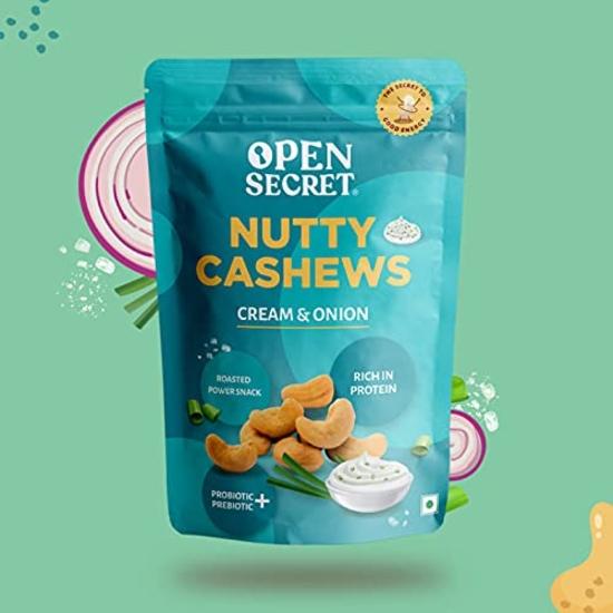 Open Secret 100% Натуральный Премиальный Кешью со вкусом Сметаны и Лука 135 г Упаковка из 25 штук | Цельный Хрустящий Соленый Кешью | Без глютена и Протеин
Open Secret 100% Натуральный Премиальный Кешью со вкусом Сметаны и Лука 135 г Упаковка из 25 штук | Цельный Хрустящий Соленый Кешью | Без глютена и Протеин