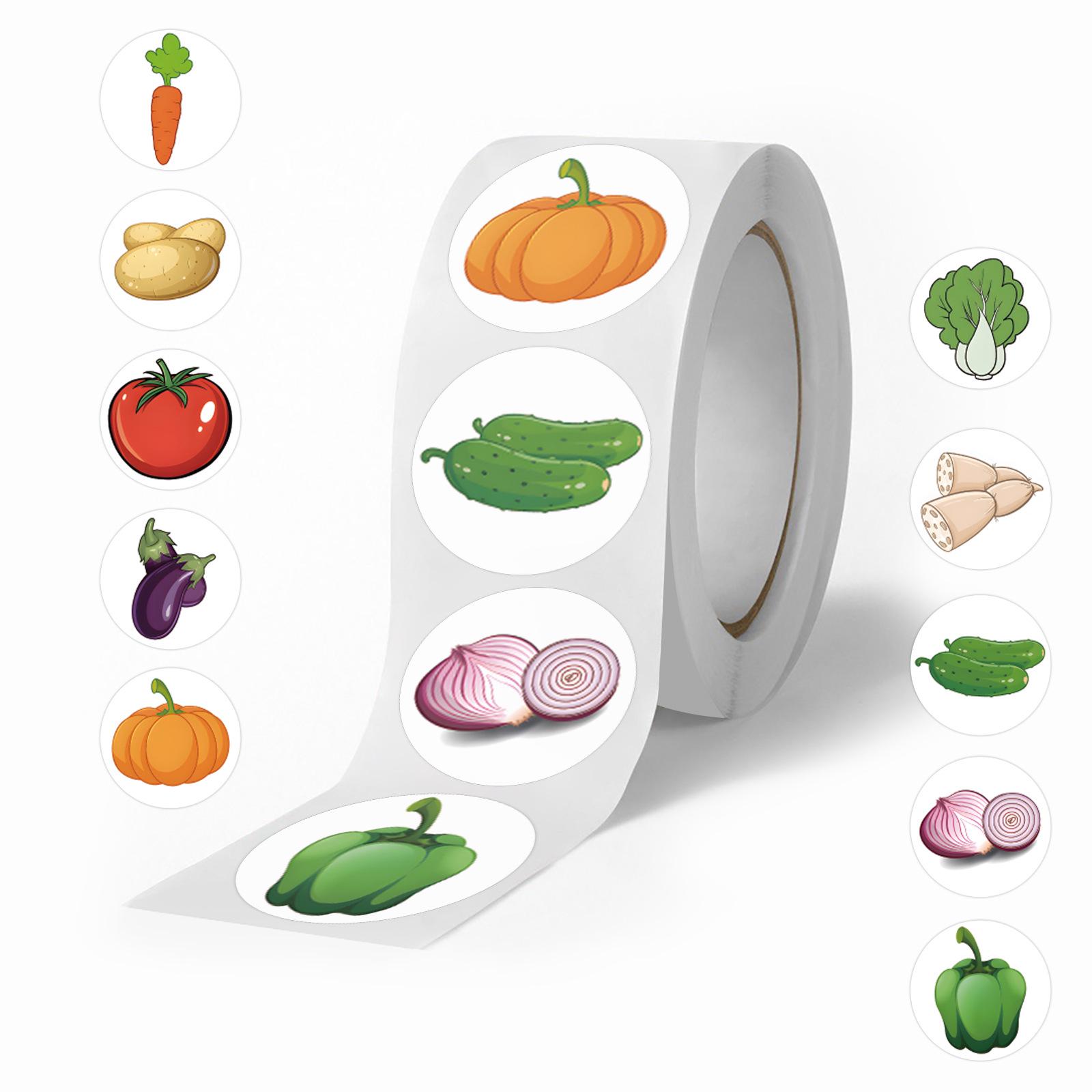 Cartoon Vegetable Sticker Roll - 500 Decorative Sealing Stickers for Student Notebooks
Cartoon Vegetable Sticker Roll - 500 Decorative Sealing Stickers for Student Notebooks