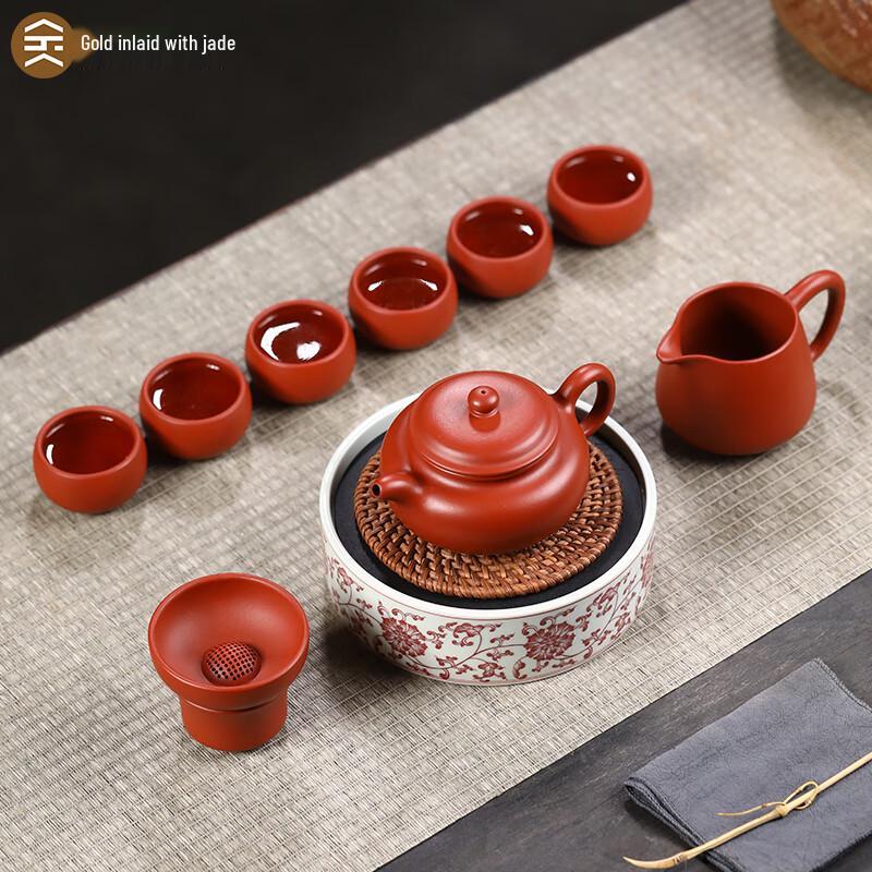 Cao Xinlei Gold-Jade Style Zisha Teapot Set
Cao Xinlei Gold-Jade Style Zisha Teapot Set