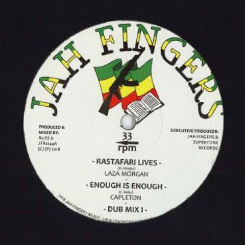 12inch Record LAZA MORGAN; CAPLETON / DIGISTEP - Rastafari Lives; Enough Is Enough / JFR1244 Jah Fingers 2018 UK Reggae, Ska & Dub Used
12inch Record LAZA MORGAN; CAPLETON / DIGISTEP - Rastafari Lives; Enough Is Enough / JFR1244 Jah Fingers 2018 UK Reggae, Ska & Dub Used