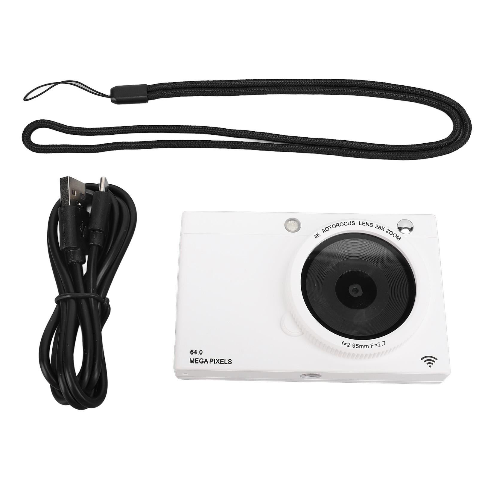 4K Digital Camera Wireless 2.83 Inch 28X Digital Zoom MP3 Autofocus Retro Compact Small Camera with
4K Digital Camera Wireless 2.83 Inch 28X Digital Zoom MP3 Autofocus Retro Compact Small Camera with