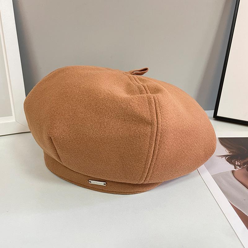 Шерстяная шляпа Осень и Зима Новый стиль Ретро Все сочетается Берет Ins Металлическая этикетка Восьмиугольная шляпа Теплая Шляпа бутон Шляпа художника one size
Шерстяная шляпа Осень и Зима Новый стиль Ретро Все сочетается Берет Ins Металлическая этикетка Восьмиугольная шляпа Теплая Шляпа бутон Шляпа художника one size