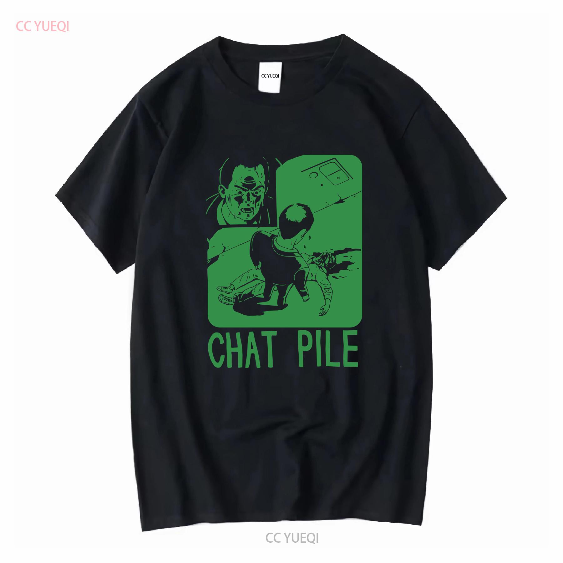 CHAT PILE MERCH Футболка Розмір S 5XL вінтажна Прана Унісекс Стильна Еластична з принтом Повсякденна Зручна Верх Для щоденного носіння 4XL
CHAT PILE MERCH Футболка Розмір S 5XL вінтажна Прана Унісекс Стильна Еластична з принтом Повсякденна Зручна Верх Для щоденного носіння 4XL