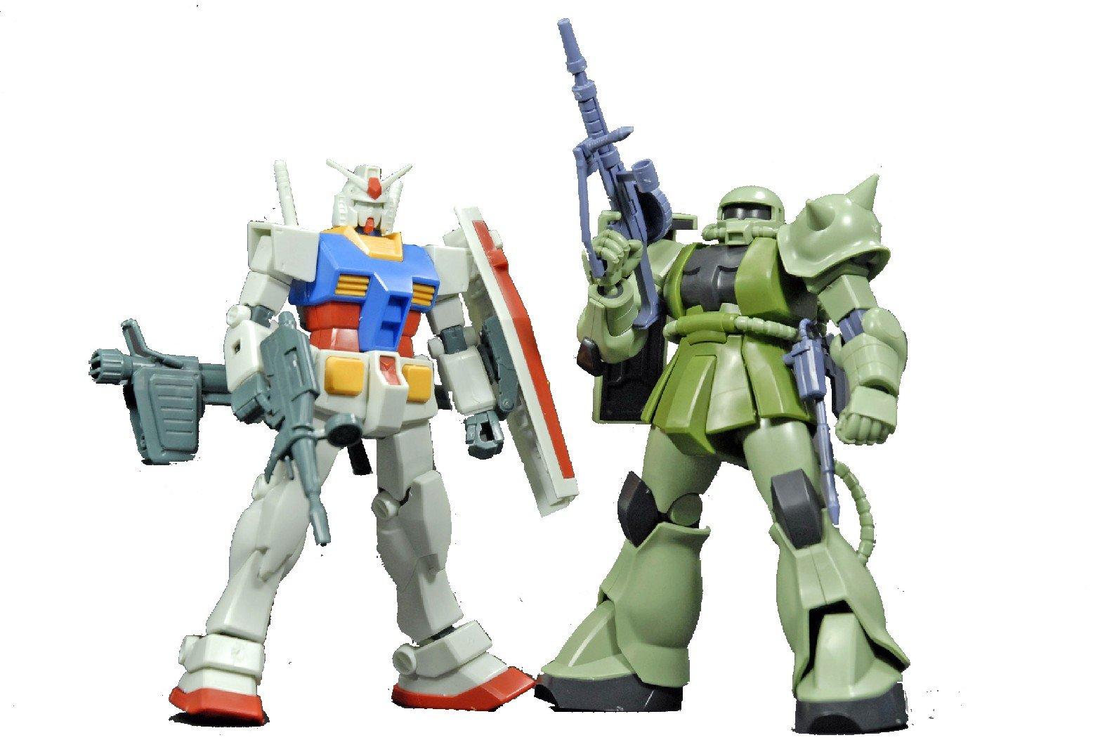 HGUC Gunpla Starter Set Gundam Mass Production Zaku Suit RX-78-2/MS-06 vs. (Mobile Gundam)
HGUC Gunpla Starter Set Gundam Mass Production Zaku Suit RX-78-2/MS-06 vs. (Mobile Gundam)