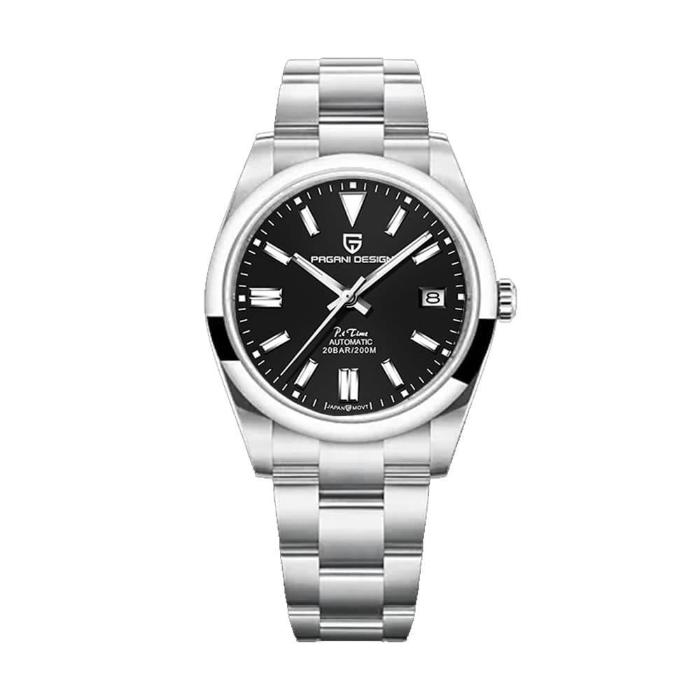 Годинник PAGANI DESIGN зроблено в Японії SEIKO з автоматичним механізмом Oyster Perpetual з корпусом, водонепроникним керамічним безелем, діловий робочий нарядний годинник з нержавіючої сталі чорний
Годинник PAGANI DESIGN зроблено в Японії SEIKO з автоматичним механізмом Oyster Perpetual з корпусом, водонепроникним керамічним безелем, діловий робочий нарядний годинник з нержавіючої сталі чорний