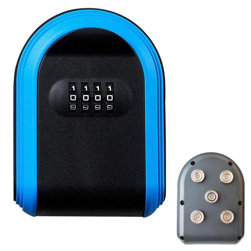 Wall Mount Key Lock Box, 4 Digit Password Code, Security Lock, No Key for Home Office, Safe Secret Storage Box Organizer синій
Wall Mount Key Lock Box, 4 Digit Password Code, Security Lock, No Key for Home Office, Safe Secret Storage Box Organizer синій