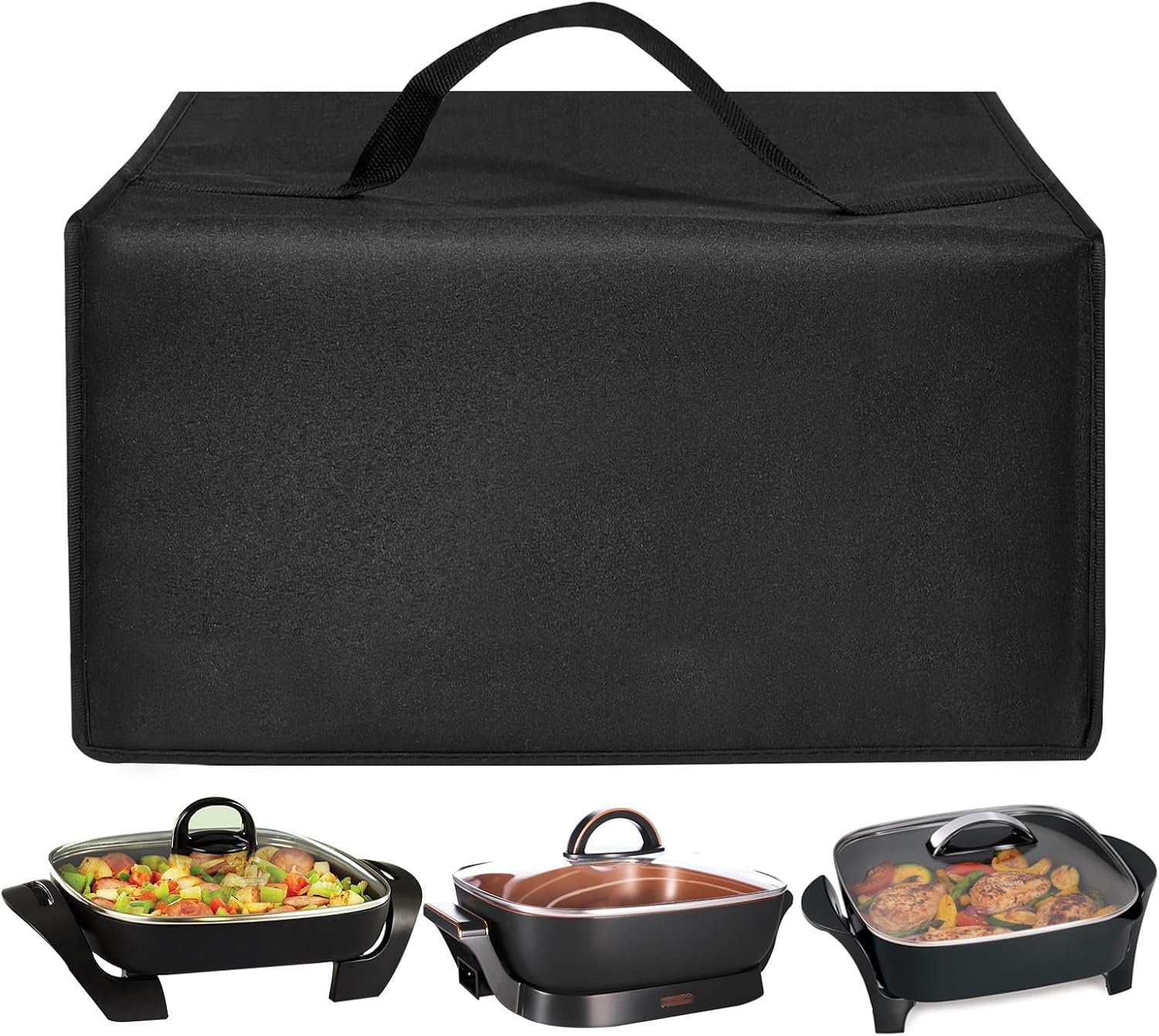 Cover Electric Frying Pan Cover Heavy Duty Waterproof Heat-Resistant Nylon Covers Case United States
Cover Electric Frying Pan Cover Heavy Duty Waterproof Heat-Resistant Nylon Covers Case United States
