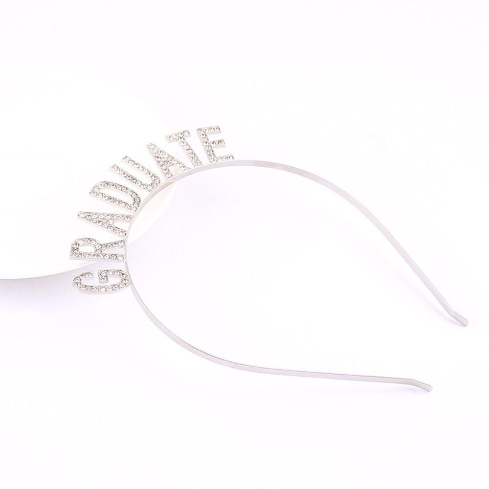 Silver Graduate Headbands Thin Metal Crystal Bachelor Hairband Rhinestone GARD Hair Hoop Party
Silver Graduate Headbands Thin Metal Crystal Bachelor Hairband Rhinestone GARD Hair Hoop Party