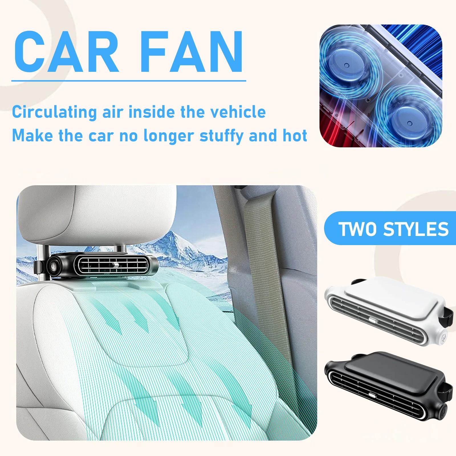 Seat Car Fan USB Plug In Bladeless Rear Pillow Rear Seat Fan,Adjustable Airoutlet Car Fan One Size
Seat Car Fan USB Plug In Bladeless Rear Pillow Rear Seat Fan,Adjustable Airoutlet Car Fan One Size
