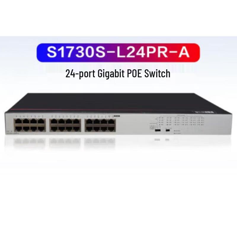 Huawei Smart Choice 24-Port Gigabit POE Switch S1730S-L24PR-A
Huawei Smart Choice 24-Port Gigabit POE Switch S1730S-L24PR-A