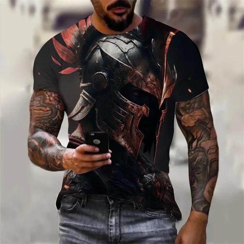 2026 Summer Vintage T-Shirts For Men 3D Print Knight Pattern Short Sleeve Oversized T-Shirt Men s Casual Tee Shirt Tops M
2026 Summer Vintage T-Shirts For Men 3D Print Knight Pattern Short Sleeve Oversized T-Shirt Men s Casual Tee Shirt Tops M