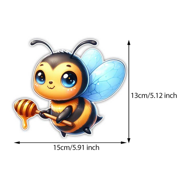 Car Sticker Honey Bee Sticker Waterproof Vinyl Decal on Bumper Rear Window Laptop Self-adhesive Decal For Car Accessories TM369 B-15cm Longest Side
Car Sticker Honey Bee Sticker Waterproof Vinyl Decal on Bumper Rear Window Laptop Self-adhesive Decal For Car Accessories TM369 B-15cm Longest Side