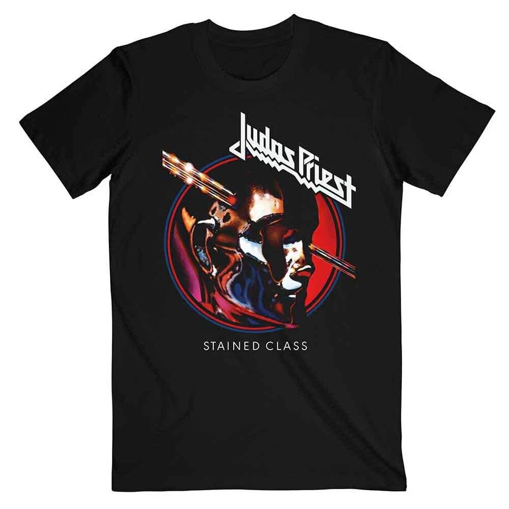 Judas Priest Stained Class Album Circle Black T shirt - NEW 2XL
Judas Priest Stained Class Album Circle Black T shirt - NEW 2XL