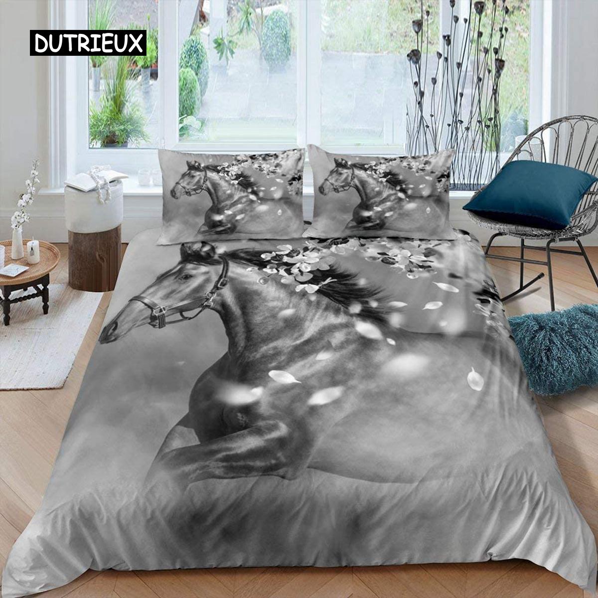 For Teens Adult Queen Quilt Cover - Horse Duvet Cover Farm Animal Pattern Brown Horse Lover Bedding Set Microfiber Bedspread Cover EU single(135x200cm)
For Teens Adult Queen Quilt Cover - Horse Duvet Cover Farm Animal Pattern Brown Horse Lover Bedding Set Microfiber Bedspread Cover EU single(135x200cm)