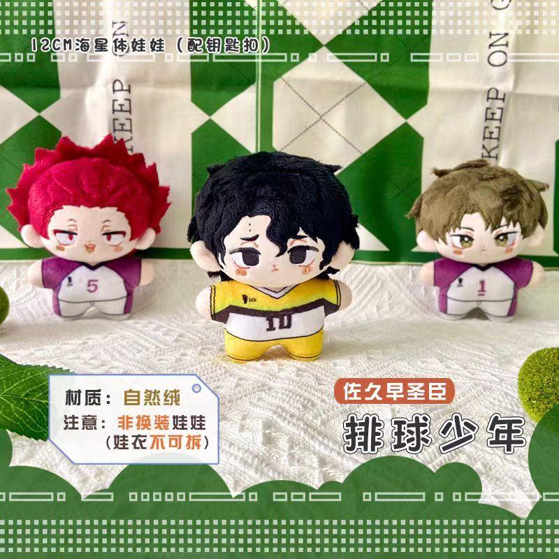 Haikyuu Volleyball Plush Kuroo Tetsurou Yu Nishinoya Sugawara Koushi Akaashi Keiji Anime Cosplay Stuffed Doll Pendant Kids Gift 12cm
Haikyuu Volleyball Plush Kuroo Tetsurou Yu Nishinoya Sugawara Koushi Akaashi Keiji Anime Cosplay Stuffed Doll Pendant Kids Gift 12cm