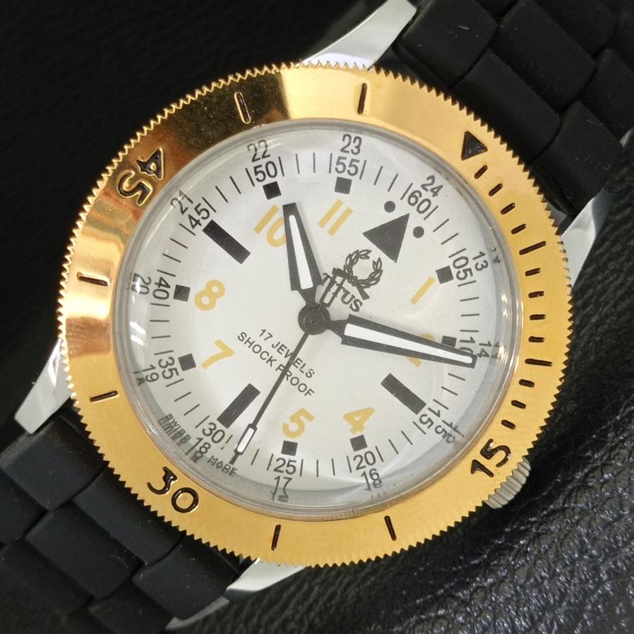 SWISS MENS REFURBISHED 40MM TITUS TURNABLE BEZEL WHITE DIAL WATCH 430532-2 R103-a430532
SWISS MENS REFURBISHED 40MM TITUS TURNABLE BEZEL WHITE DIAL WATCH 430532-2 R103-a430532
