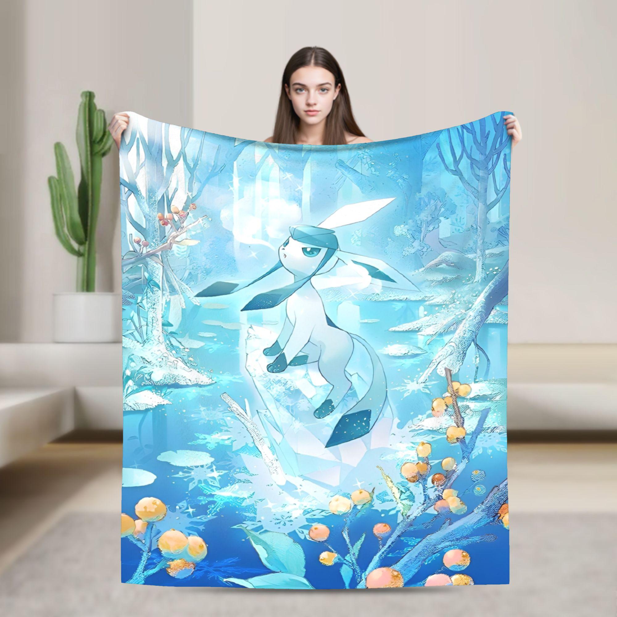 Anime Glaceons Blue Fantasy Blanket Pokemoned Quality Super Warm Throw Blanket Autumn Camping Home Decor Funny Bedspread 75x90cm
Anime Glaceons Blue Fantasy Blanket Pokemoned Quality Super Warm Throw Blanket Autumn Camping Home Decor Funny Bedspread 75x90cm