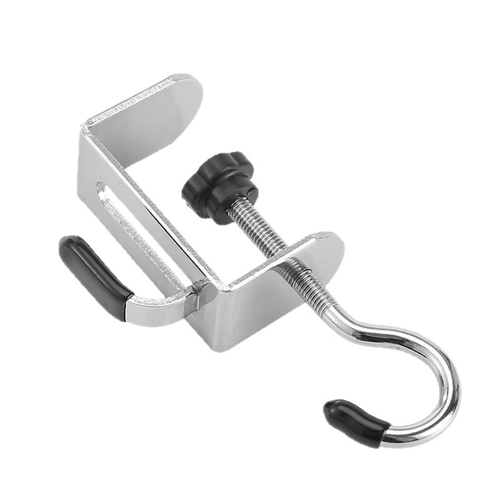 1Pc Dual Hook Detachable Backpack Hanger for Desk Side Stainless Steel Clip On Hanging Organizer
1Pc Dual Hook Detachable Backpack Hanger for Desk Side Stainless Steel Clip On Hanging Organizer