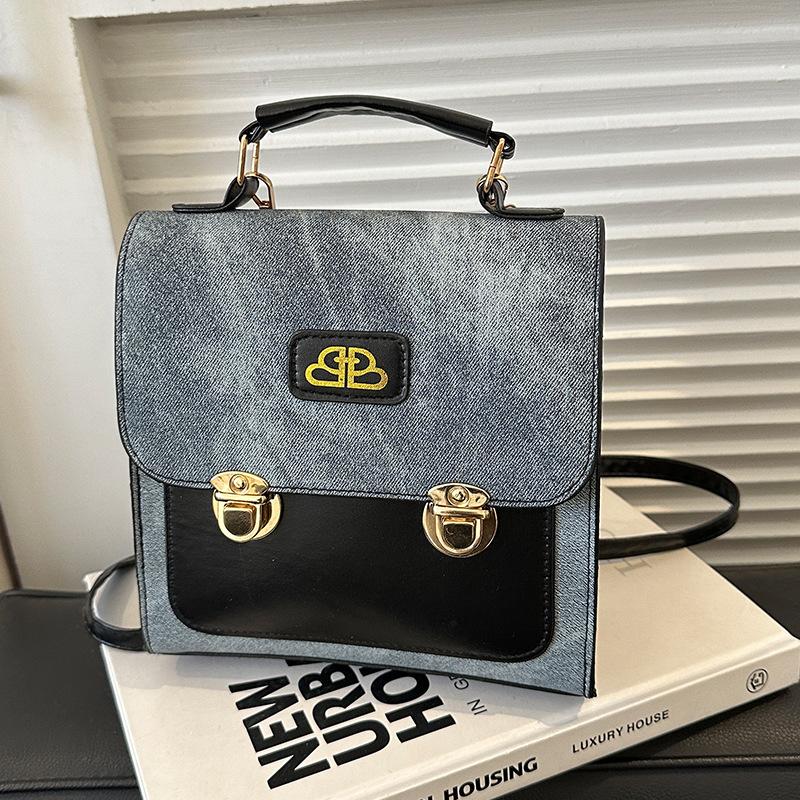 Ретро-рюкзак с имитацией джинсовой ткани для женщин, новый модный студенческий рюкзак, универсальная сумка через плечо на одно плечо
Ретро-рюкзак с имитацией джинсовой ткани для женщин, новый модный студенческий рюкзак, универсальная сумка через плечо на одно плечо