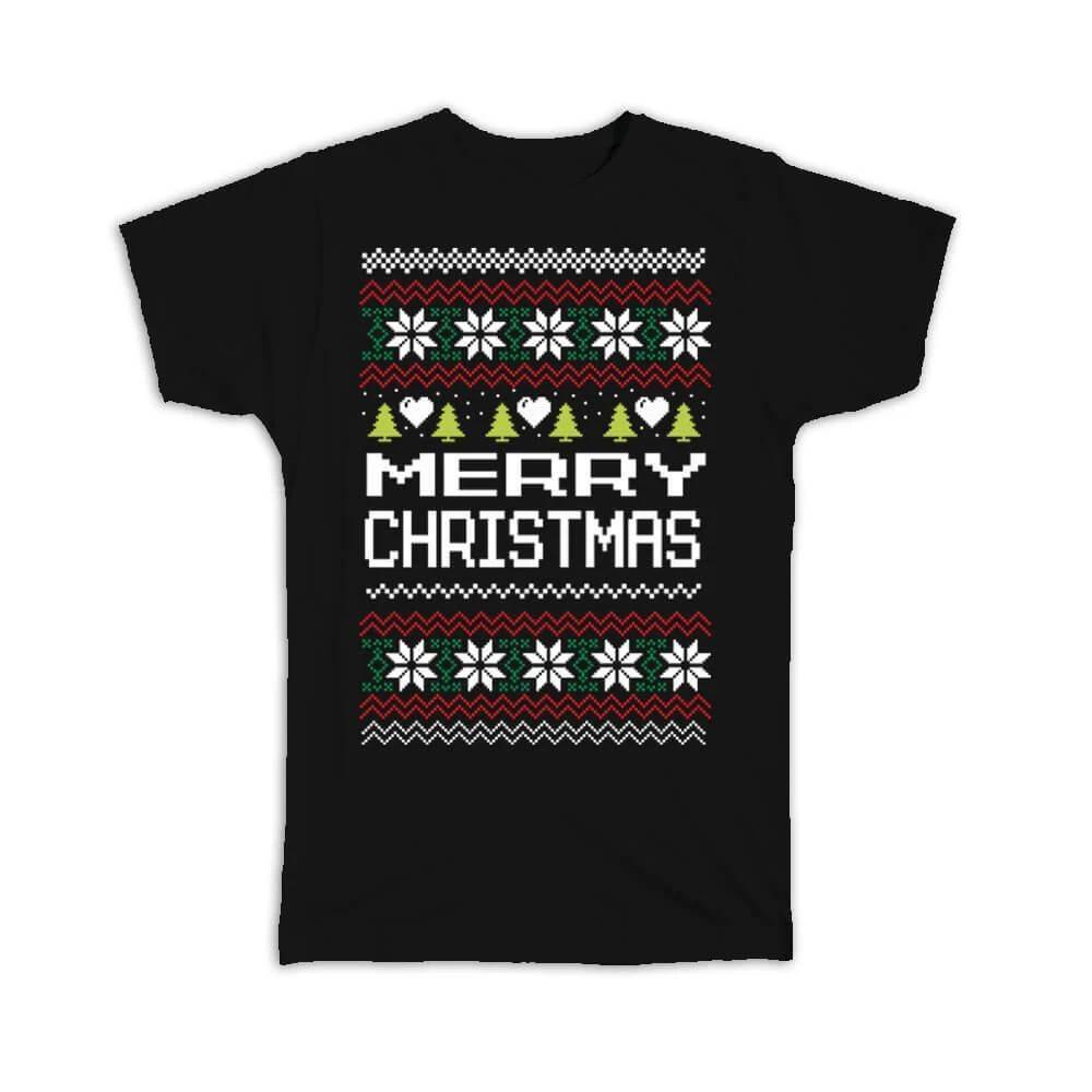 Gift T-Shirt : Merry Ugly Christmas Ornament Winter Holidays December Embroidery M
Gift T-Shirt : Merry Ugly Christmas Ornament Winter Holidays December Embroidery M