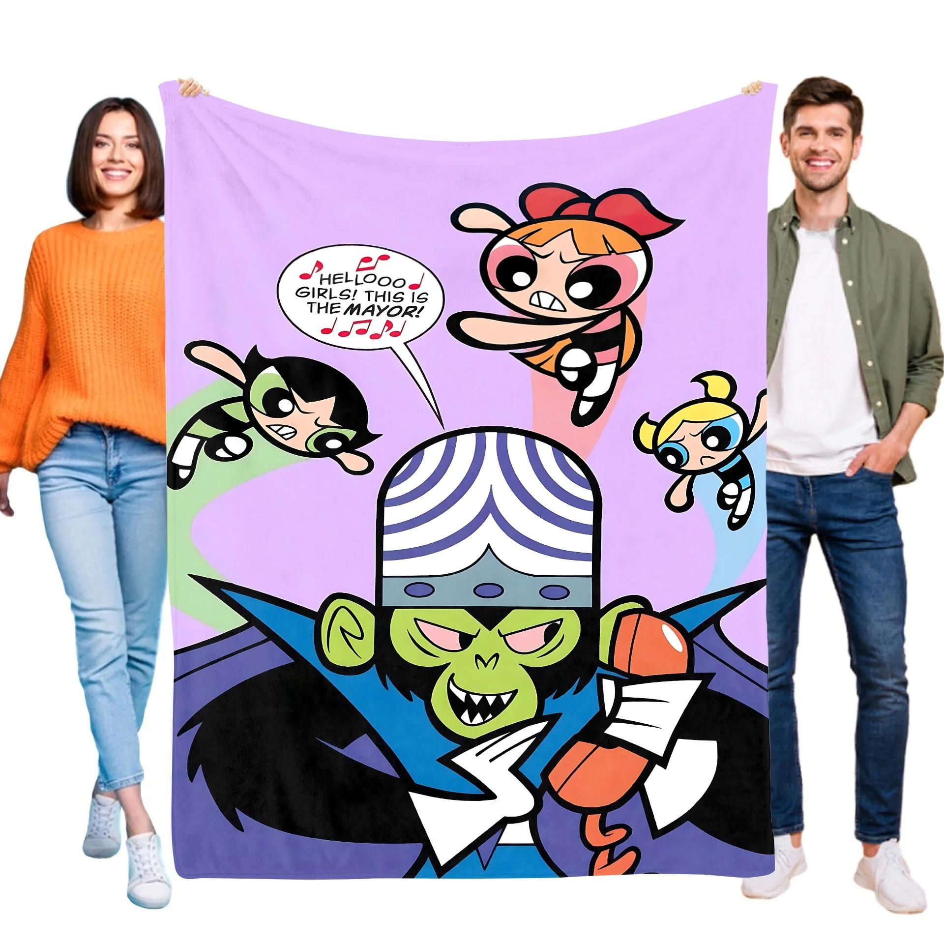 Powerpuff Girls Throw Blanket Sofa Blanket for Halloween Summer Comforter Bedspread Anime Home Decoration 100x150cm
Powerpuff Girls Throw Blanket Sofa Blanket for Halloween Summer Comforter Bedspread Anime Home Decoration 100x150cm