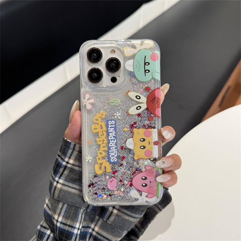 Cartoon SpongeBob SquarePants for iphone16pro phone case, apple 15pro quicksand, 14pro, drop-pro, 13pro 12pro max【 6.7inch 】
Cartoon SpongeBob SquarePants for iphone16pro phone case, apple 15pro quicksand, 14pro, drop-pro, 13pro 12pro max【 6.7inch 】