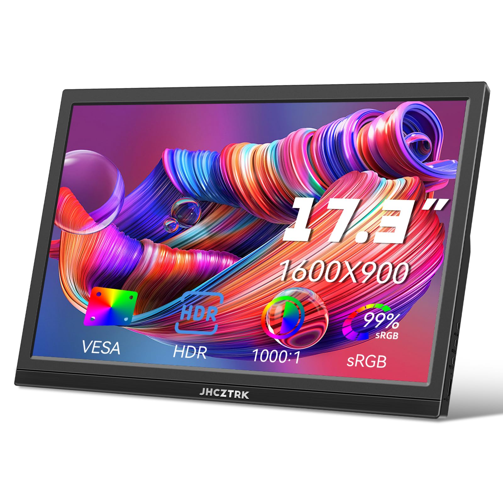 Mobile Inch Slim Portable Monitor 1600x900 HD External Monitor Laptop Cell Phone PS4 Extension Screen USB Standard HDMI Compatible 17.3 Type-C чорний
Mobile Inch Slim Portable Monitor 1600x900 HD External Monitor Laptop Cell Phone PS4 Extension Screen USB Standard HDMI Compatible 17.3 Type-C чорний
