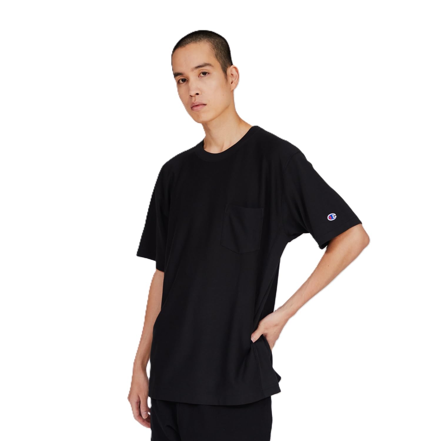 Champion Футболка мужская с коротким рукавом COTTON USA Свободного кроя с коротким рукавом и карманом, Черная, Футболка Weave®, C3-B307 чёрный
Champion Футболка мужская с коротким рукавом COTTON USA Свободного кроя с коротким рукавом и карманом, Черная, Футболка Weave®, C3-B307 чёрный