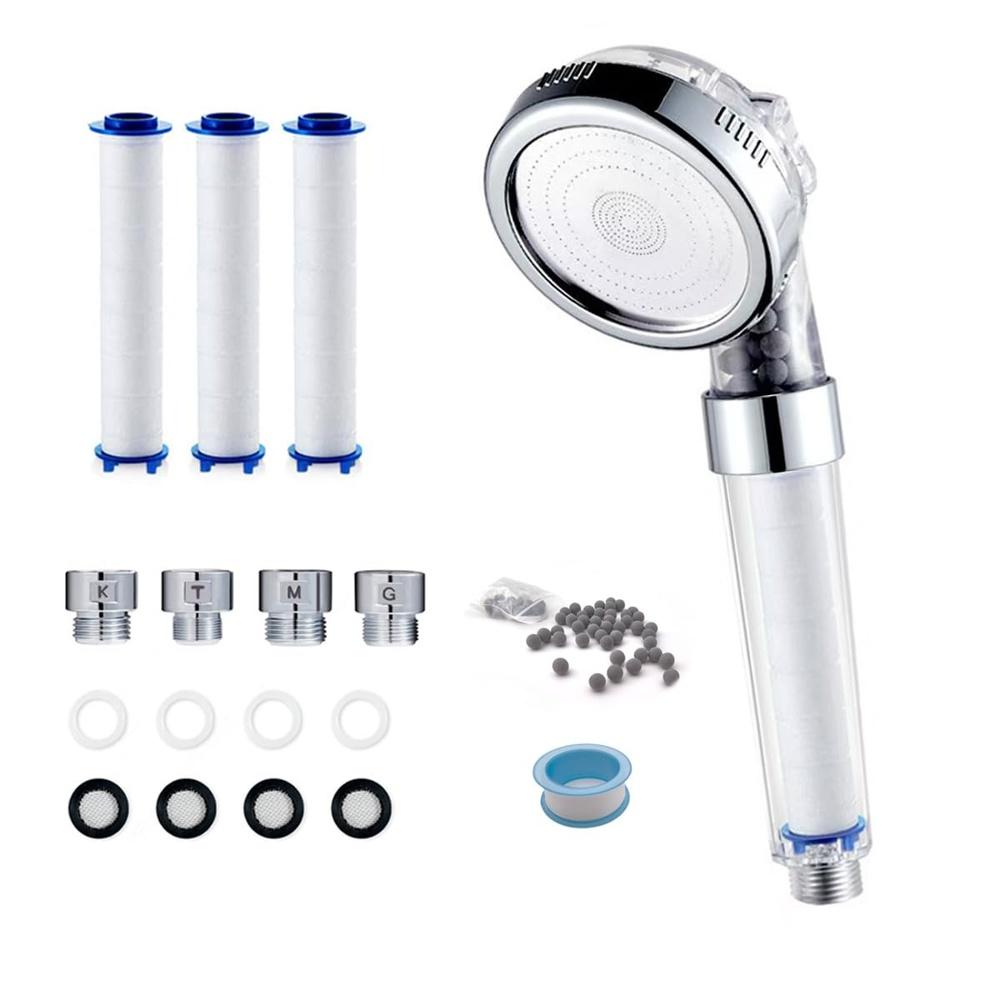Shower head, ultra-fine foam high water pressure, 3-stage mode, pore dirt removal, mist flow, cleaning power, calcium sulfite filtration bulb,
Shower head, ultra-fine foam high water pressure, 3-stage mode, pore dirt removal, mist flow, cleaning power, calcium sulfite filtration bulb,