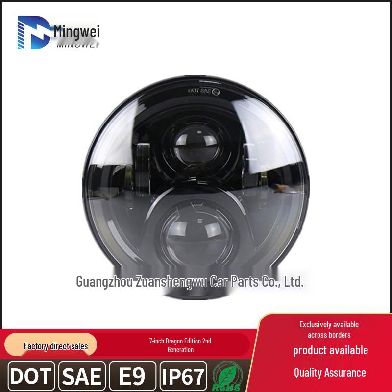 Dragon Edition 2nd Gen 60W LED Headlight for Wrangler & 7-Inch Harley-Davidson, High/Low Beam
Dragon Edition 2nd Gen 60W LED Headlight for Wrangler & 7-Inch Harley-Davidson, High/Low Beam