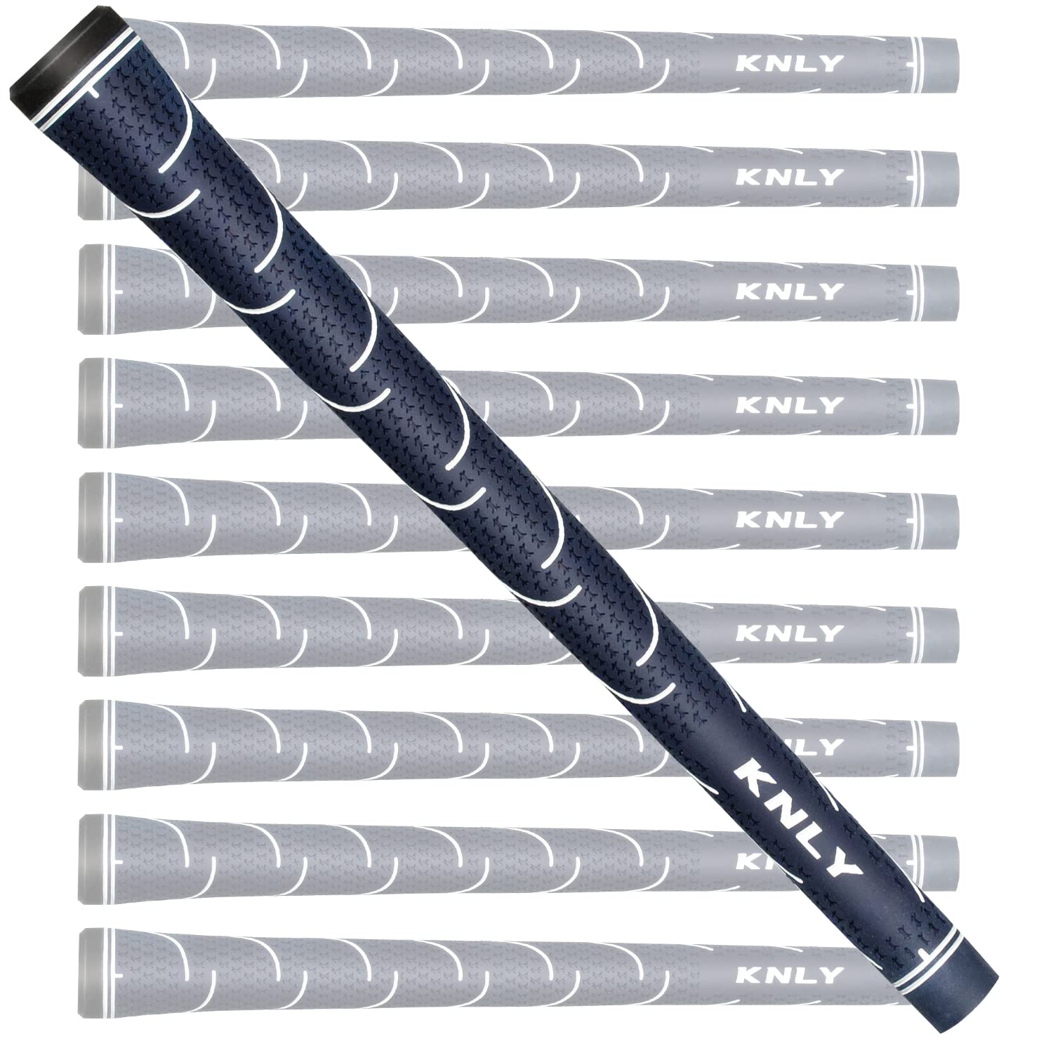 KNLY Golf Grips Grips for Golf Clubs 13-Piece Set—High-Traction, All-Weather, Vibration-Damping (Dark Blue)
KNLY Golf Grips Grips for Golf Clubs 13-Piece Set—High-Traction, All-Weather, Vibration-Damping (Dark Blue)