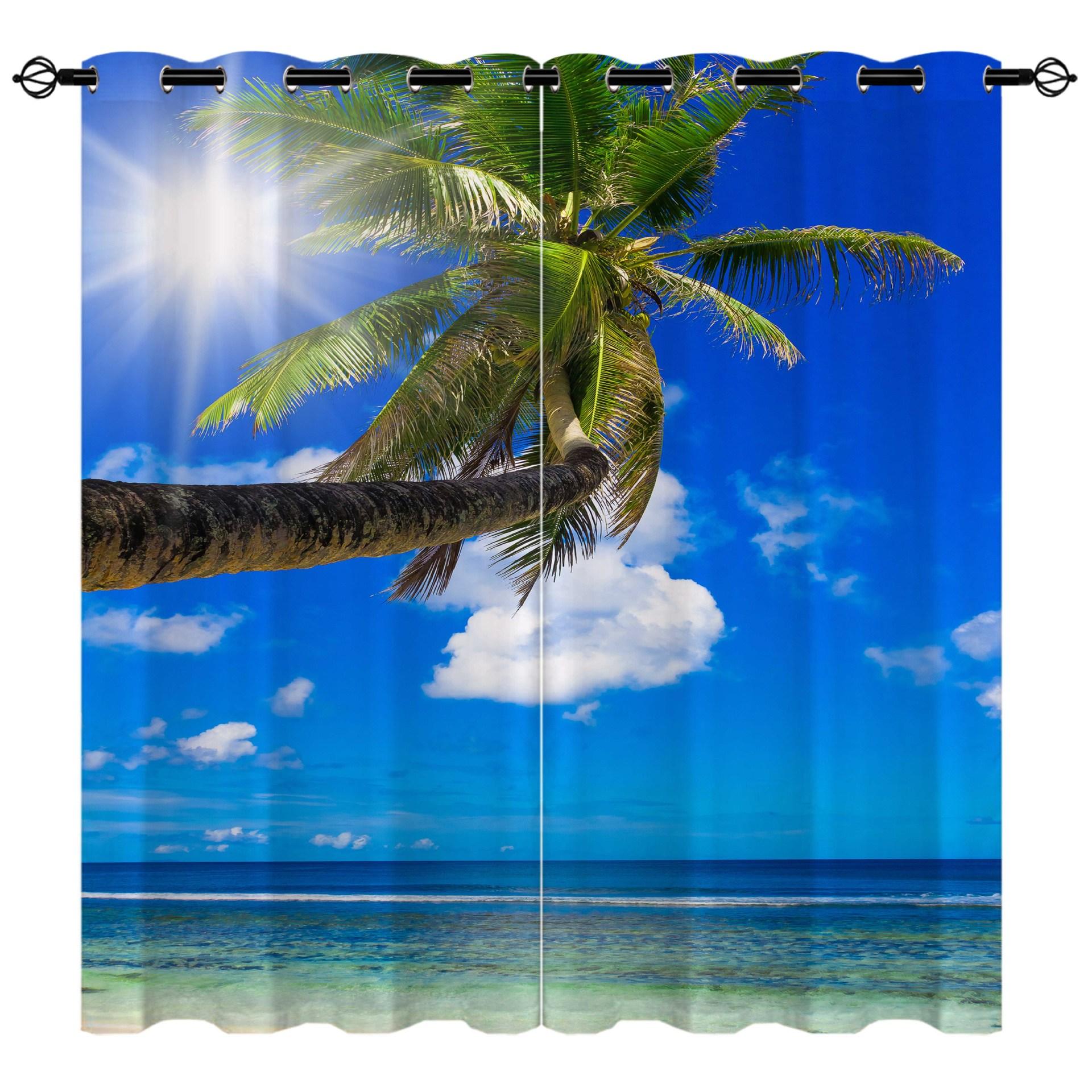 High-Density Blackout Curtains Beach Curtains Seaside Vacation Series Digital Printing Blackout Curtains 140*100
High-Density Blackout Curtains Beach Curtains Seaside Vacation Series Digital Printing Blackout Curtains 140*100