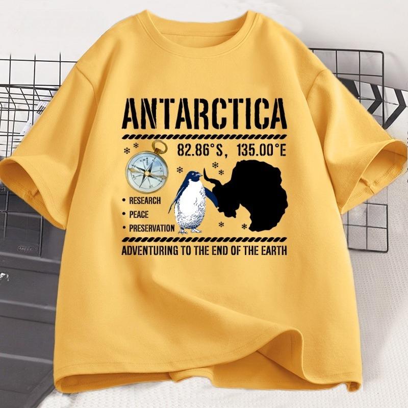 Antarctica T Shirt South Pole TShirt Funny Cute Penguin Tshirt Casual Cotton Short Sleeve Round Neck Graphic T Shirts Clothes 4XL
Antarctica T Shirt South Pole TShirt Funny Cute Penguin Tshirt Casual Cotton Short Sleeve Round Neck Graphic T Shirts Clothes 4XL