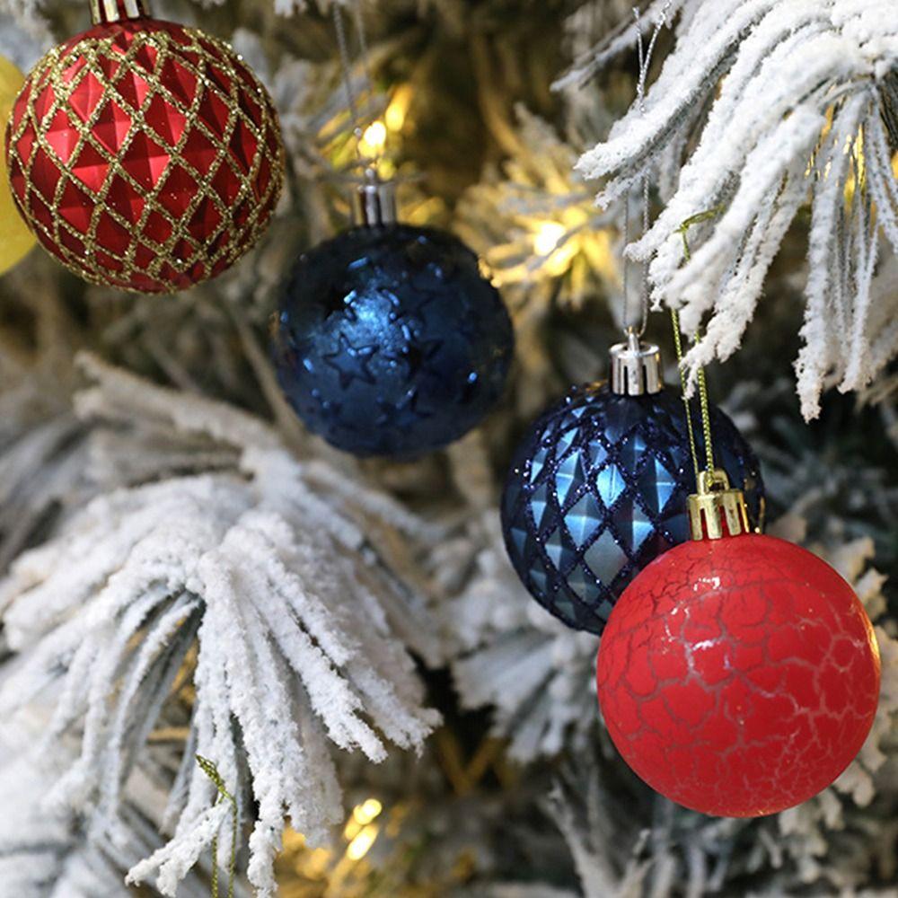 12pcs 6/8cm Christmas Tree Pendant Plastic Hanging Ornament Christmas Ball Set Home 
12pcs 6/8cm Christmas Tree Pendant Plastic Hanging Ornament Christmas Ball Set Home