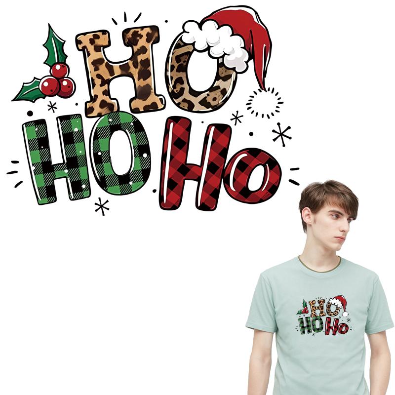 HoHoHo Patches For Clothing Great Christmas T-Shirt Heat Press Appliqued Diy Hoodies Clothes Stickers Parches Ropa Stickers
HoHoHo Patches For Clothing Great Christmas T-Shirt Heat Press Appliqued Diy Hoodies Clothes Stickers Parches Ropa Stickers
