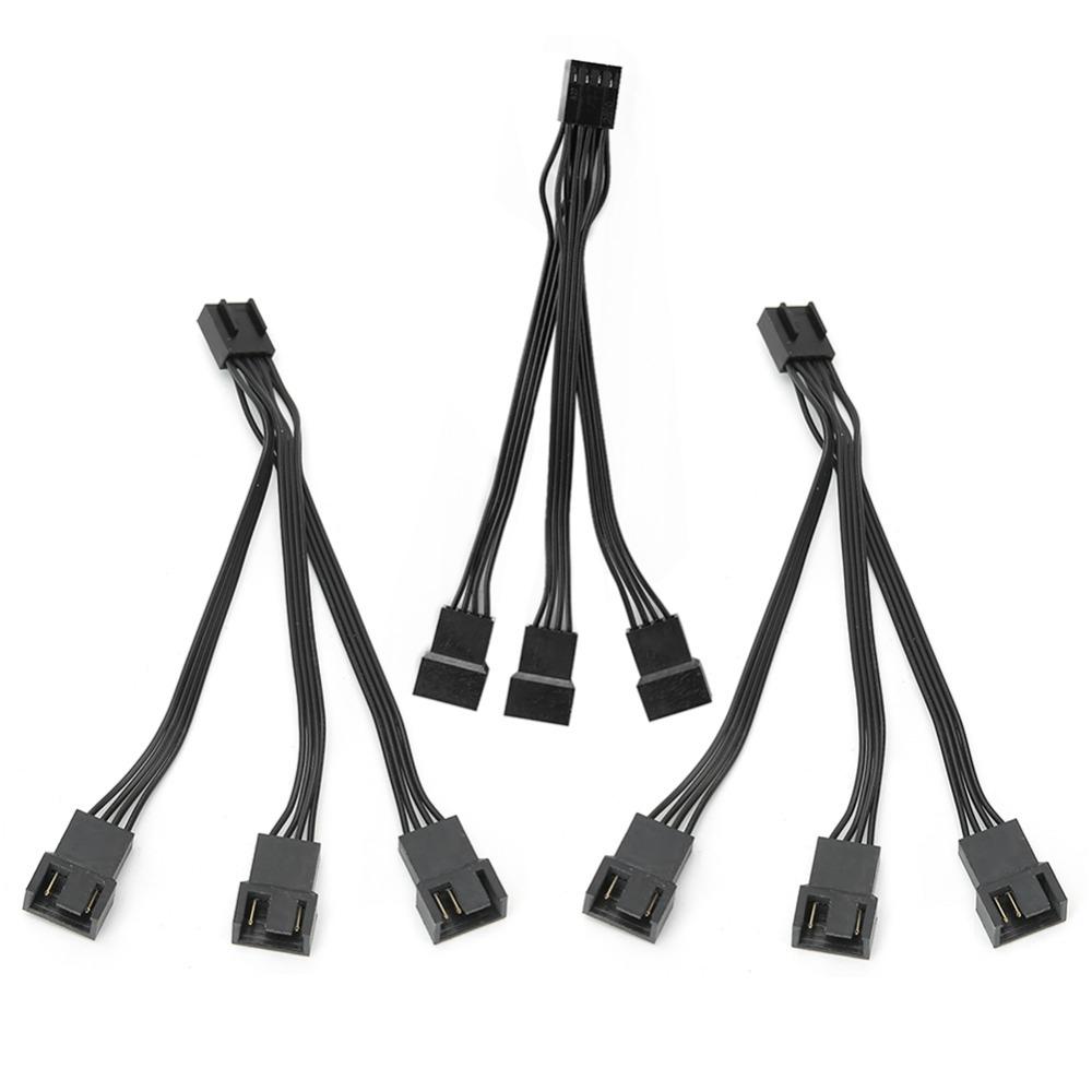 3PCS Practical 1 to 3 Fan Extension Cable 4 Pin+3 Pin 14cm Length PWM Fan Splitter Black Fan Splitter Cable PC Fan Positioning
3PCS Practical 1 to 3 Fan Extension Cable 4 Pin+3 Pin 14cm Length PWM Fan Splitter Black Fan Splitter Cable PC Fan Positioning