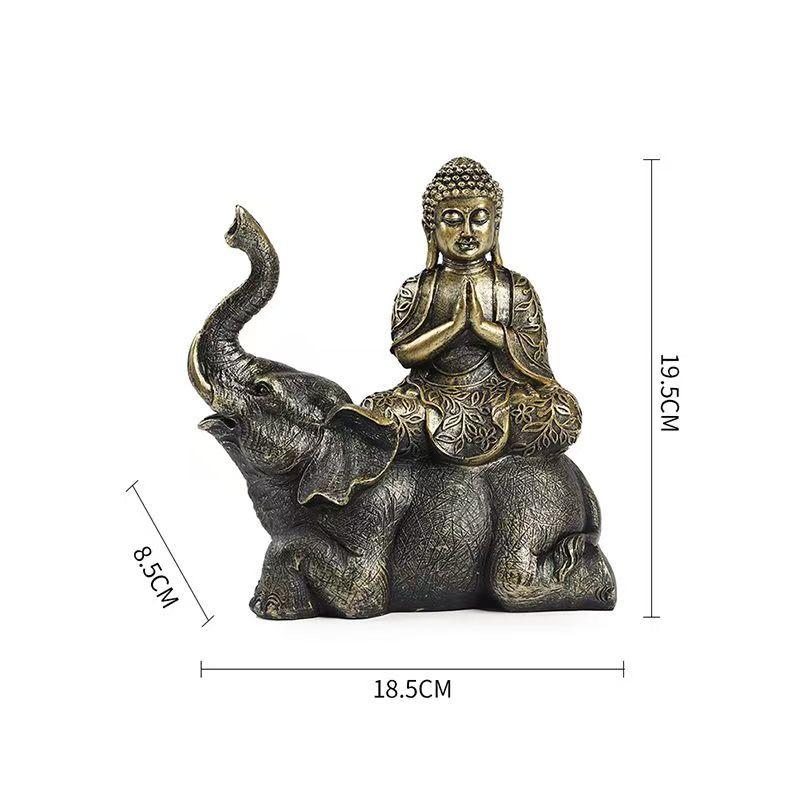 Elephant Buddha Statue Thailand Buda Resin Huddhism Figurines Fengshui Hindu Sitting Buddha Figurine Living Room Home Decor Gift
Elephant Buddha Statue Thailand Buda Resin Huddhism Figurines Fengshui Hindu Sitting Buddha Figurine Living Room Home Decor Gift