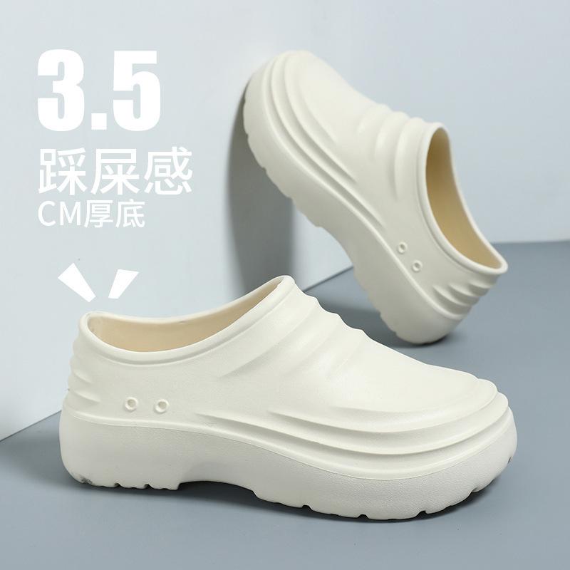 Водонепроницаемая обувь для шеф-повара EVA bag head 2025, летние мужские тапочки для ног, спортивная обувь с толстой подошвой и нескользящими отверстиями для мужчин 36/37 белый
Водонепроницаемая обувь для шеф-повара EVA bag head 2025, летние мужские тапочки для ног, спортивная обувь с толстой подошвой и нескользящими отверстиями для мужчин 36/37 белый