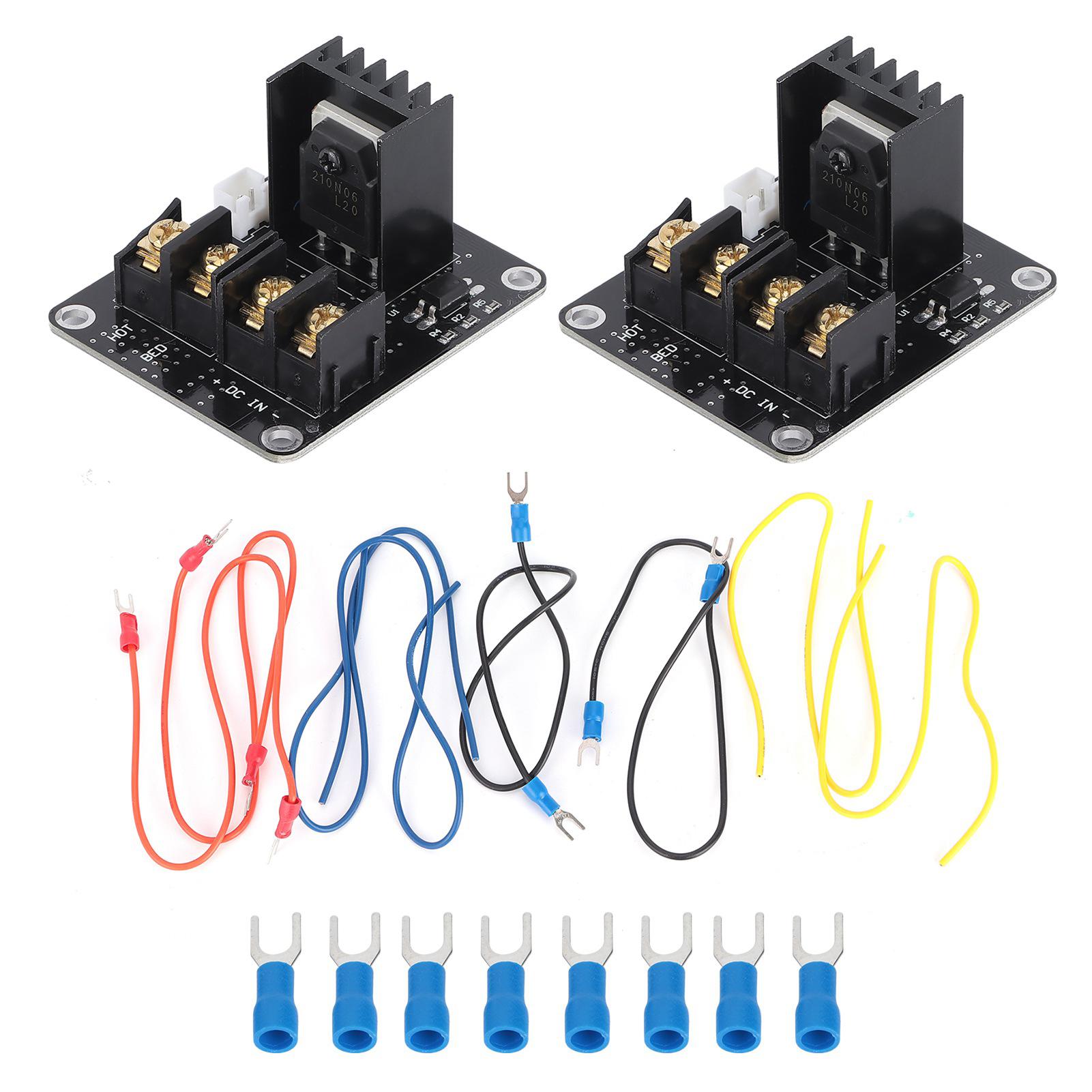 2Pcs 3D Printer Hot Bed Module MOS Tube Power Expansion Board Heating Control High Current Load
2Pcs 3D Printer Hot Bed Module MOS Tube Power Expansion Board Heating Control High Current Load