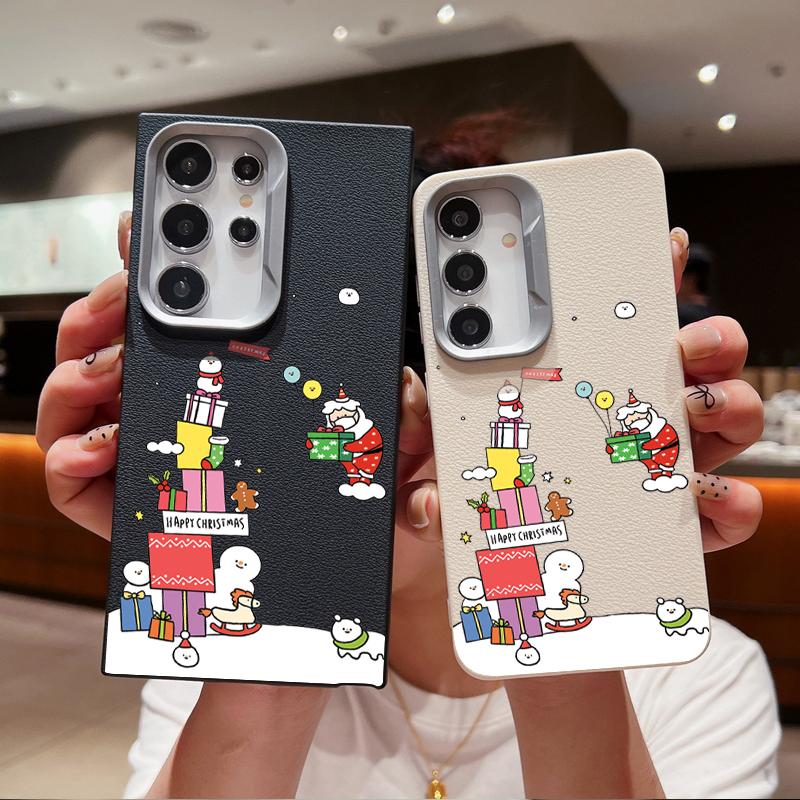 Веселый рождественский подарок Санта узор матовый чехол для Samsung S24 FE S23 S22 Ultra A55 A16 A54 A35 A34 A14 кожа текстура ударопрочный TPU мягкий чехол для телефона Samsung S24 чёрный
Веселый рождественский подарок Санта узор матовый чехол для Samsung S24 FE S23 S22 Ultra A55 A16 A54 A35 A34 A14 кожа текстура ударопрочный TPU мягкий чехол для телефона Samsung S24 чёрный