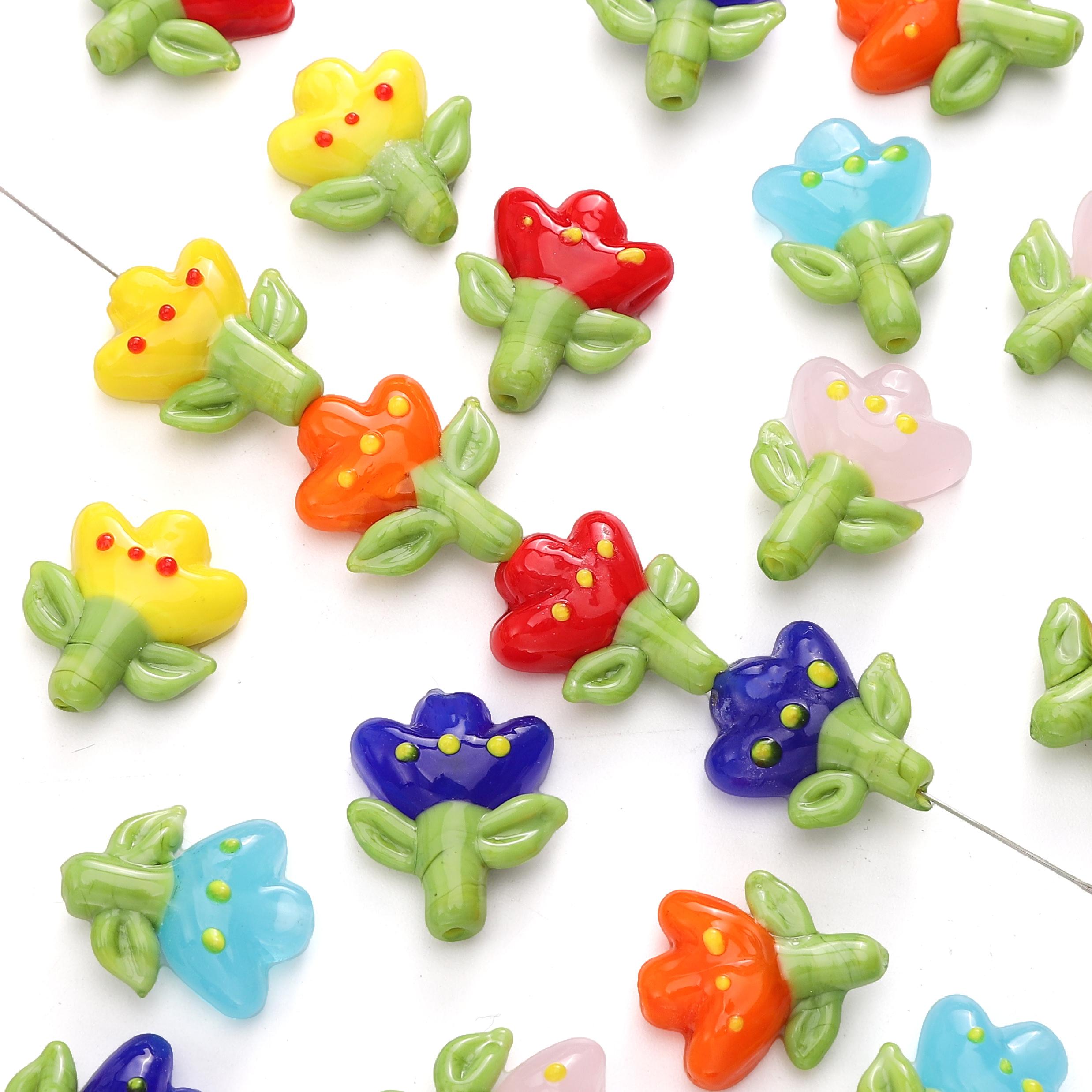 18x22mm Glass Bead Tulips Interval Scattered Bead For DIY Bracelets Necklaces Jewelry Making синий
18x22mm Glass Bead Tulips Interval Scattered Bead For DIY Bracelets Necklaces Jewelry Making синий