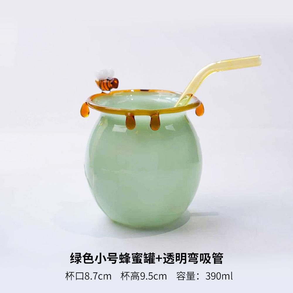 Creative Cute Little Bee Glass Cup Jar Honey Picking Glass Jar Coffee Milk Glass 301-400ml
Creative Cute Little Bee Glass Cup Jar Honey Picking Glass Jar Coffee Milk Glass 301-400ml