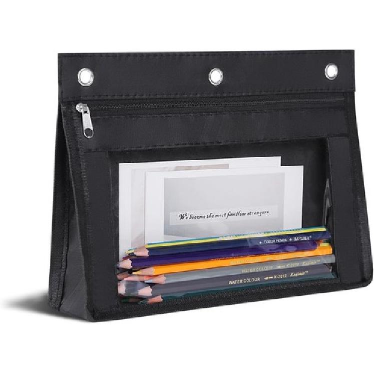 Pencil Pouch for 3 Ring Binder with 1.5 inch Expandable Capacity, Large Zipper P
Pencil Pouch for 3 Ring Binder with 1.5 inch Expandable Capacity, Large Zipper P