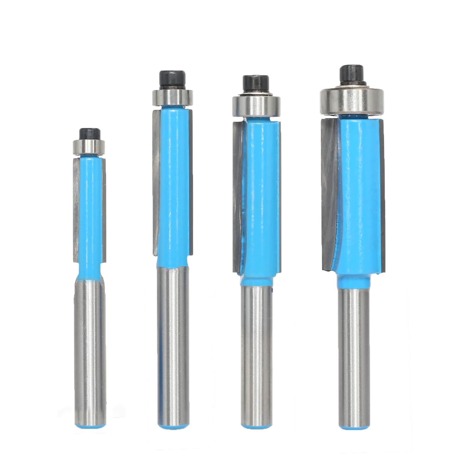 Akylin Set of 6mm Shaft Flush Trim Router Bits with Guide Straight Chamfer Woodworking Milling Joint Removal Decorative Electric Trimmer Woodworking синій
Akylin Set of 6mm Shaft Flush Trim Router Bits with Guide Straight Chamfer Woodworking Milling Joint Removal Decorative Electric Trimmer Woodworking синій