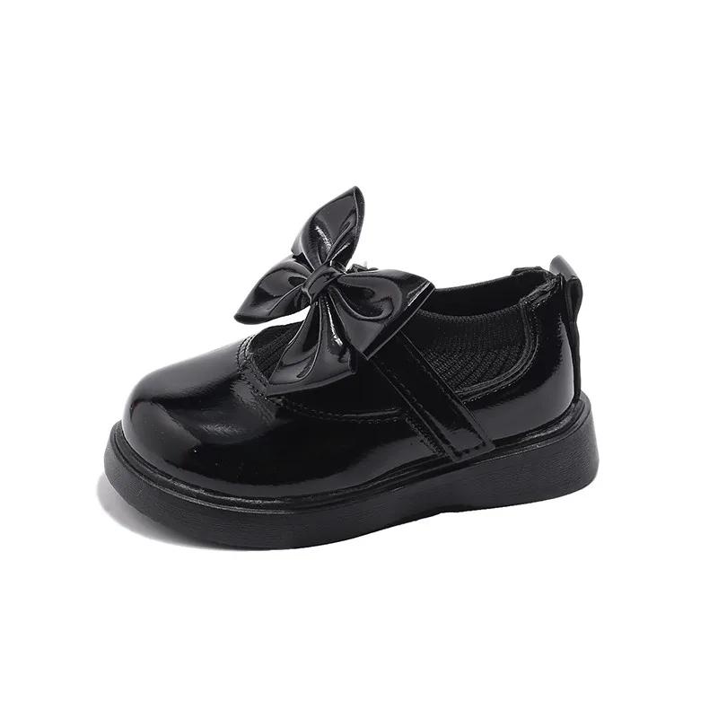 New Girls Knitted Shoes with Bow-knot Stretch Fabric Princess Kids Flats for School Little Children Loafers Hook & Loop Princess 21 чорний
New Girls Knitted Shoes with Bow-knot Stretch Fabric Princess Kids Flats for School Little Children Loafers Hook & Loop Princess 21 чорний