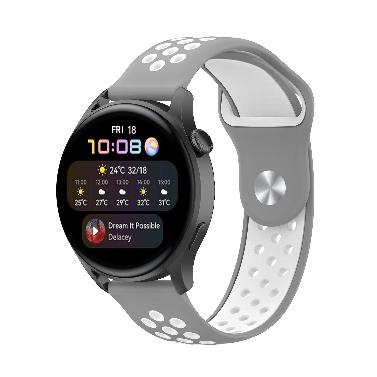 Dual Color Adjustable Silicone Watch Band Wrist Strap 22mm for Huawei Watch 3/Watch 3 Pro Teal/Blue
Dual Color Adjustable Silicone Watch Band Wrist Strap 22mm for Huawei Watch 3/Watch 3 Pro Teal/Blue